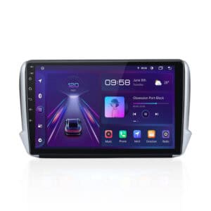 RoadMaster 4core CarPlay Peugeot 2008 2013-2020 Peugeot 208 2012-2020 Android 14 navigatie en multimediasysteem 2GB RAM 32GB ROM RM-PE02
